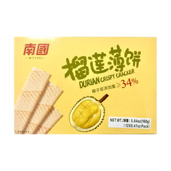 NANGUO Durian Crispy Cracker 南國 榴蓮薄餅 160G