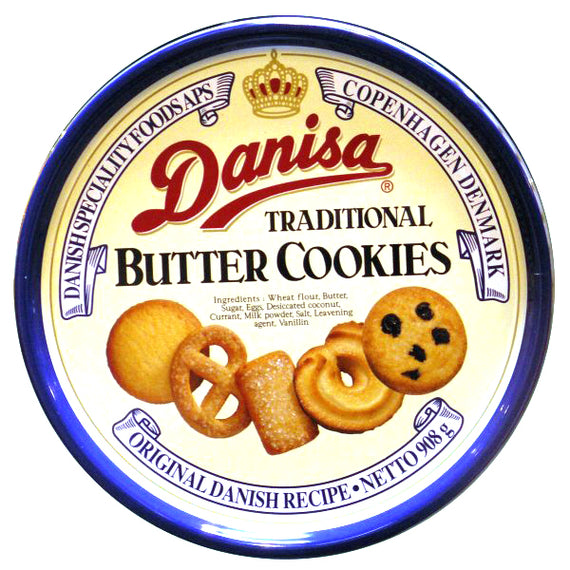 DANISA Butter Cookies 丹麥皇冠 曲奇餅乾 908G