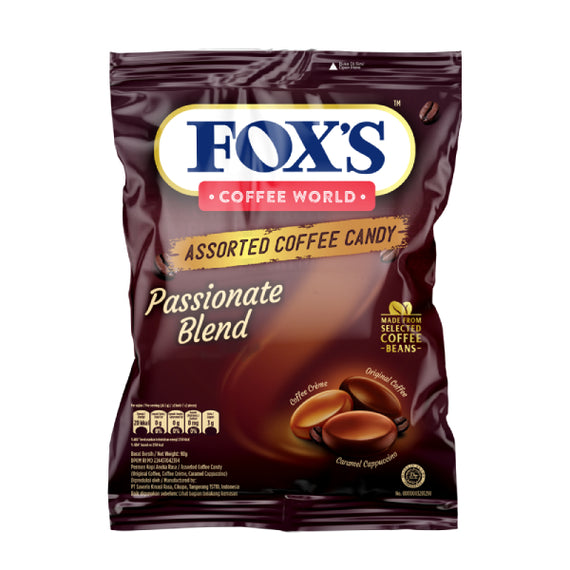 FOX'S COFFEE WORLD PASSIONATE BLEND 熱情混合口味咖啡糖