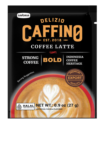 CAFFINO BOLD Premium Coffee Latte (12 Sachets/Bag) 特濃咖啡拿鐵