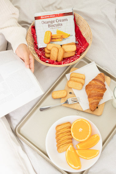 KHONG GUAN Orange Cream Biscuits 康元 香橙夾心餅乾 200G
