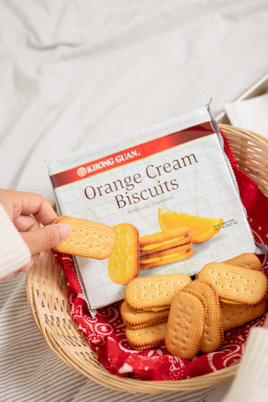 KHONG GUAN Orange Cream Biscuits 康元 香橙夾心餅乾 200G