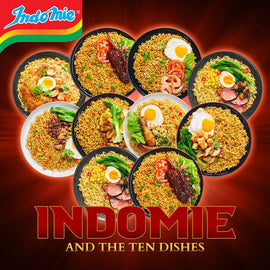 INDOMIE Mi Goreng Stir-Fried Noodles Original (5 Packs) 營多撈麵 原味幹撈麵
