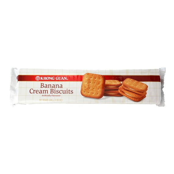 KHONG GUAN Banana Cream Biscuits 康元 香蕉夾心餅 200G