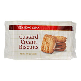 Khong Guan Custard Cream Biscuits 康元卡士特餅乾 200g