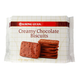 KHONG GUAN Creamy Chocolate Biscuits 康元 朱古力夾心餅 200G
