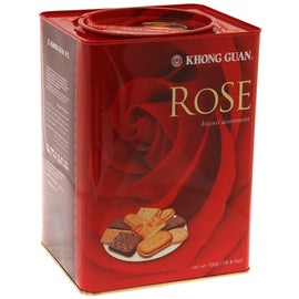 Khong Guan Rose Biscuit Assortment (Tin) 康元玫瑰什餅 （700克铁罐）