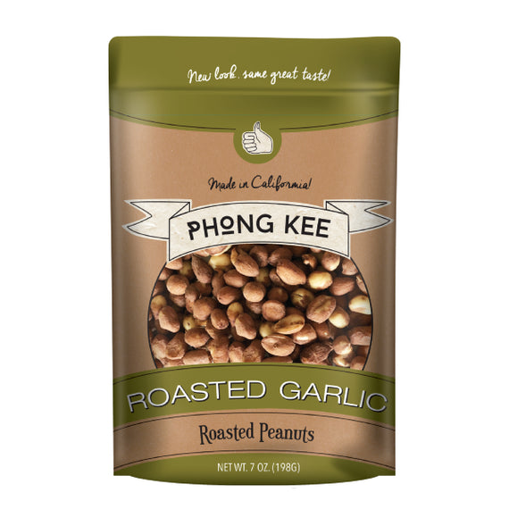 PHONG KEE Roasted Garlic Peanuts 豐記 蒜蓉花生 198G