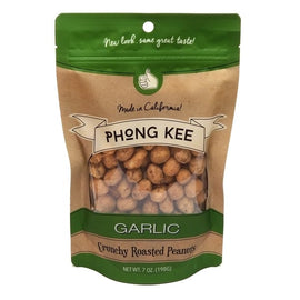 PHONG KEE Garlic Coated Peanuts 豐記 蒜蓉魚皮花生 198G