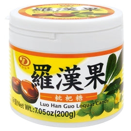 Liuhdar Luo Han Guo Throat Drops 綠得羅漢果枇杷喉糖 200g
