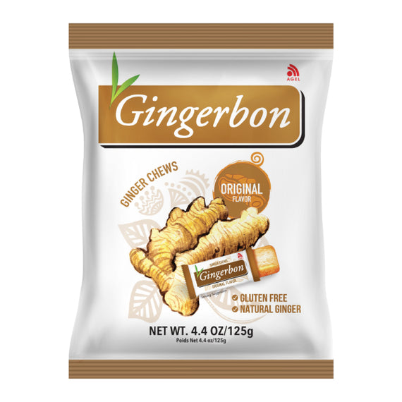 GINGERBON Original Ginger Chews 薑汁軟糖 原味 125G