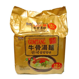 PALDO Gomtang Beef Bone Soup Noodle (5 Packs) 韓國八道 牛骨湯面