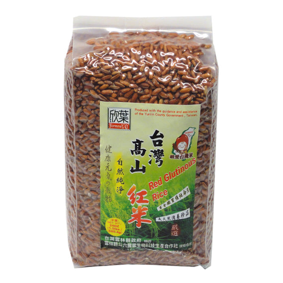 FORMOSA YAY Taiwan Red Glutinous Rice 欣葉 台灣高山紅米 1.5LB