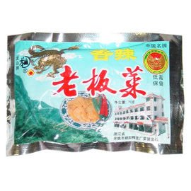 LONG SHAN Preserved Pickle 龍山牌 香辣老闆菜 70G