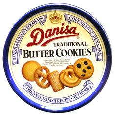 Danisa 丹麥皇冠 Butter Cookies assorted cookies in the iconic blue 454g tin