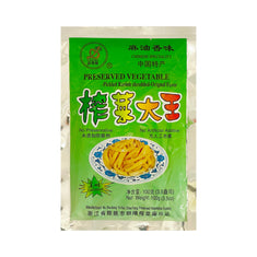 DAXING 銀豐牌 榨菜大王 spicy preserved mustard vegetable zhacai, 100g pouch