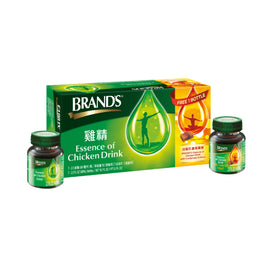 1 Pack:  12 BRAND'S® Essence of Chicken Drink+1 FREE Essence of Chicken Drink with Cordyceps 白蘭氏雞精6瓶送1瓶蟲草雞精