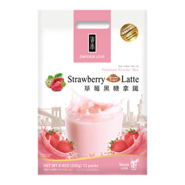 EMPEROR LOVE STRAWBERRY BROWN SUGAR LATTE (BAG)  御奉 草莓黑糖拿鐵 (袋裝)