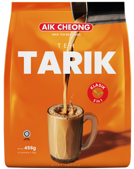 AIK CHEONG Original Teh Tarik Milk Tea | 益昌原味手拉奶茶 (12 Sachets)