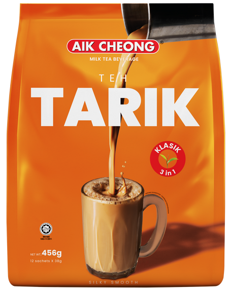 AIK CHEONG Original Teh Tarik Milk Tea | 益昌原味手拉奶茶 (12 Sachets)