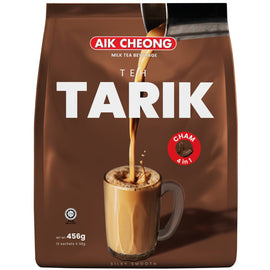 AIK CHEONG Teh Tarik Milk Tea & Coffee | 益昌鴛鴦手拉奶茶 (12 Sachets)