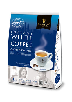 RICHBOY 2-in-1 Instant White Coffee – 15 Sachets, 450g | 二合一即溶白咖啡
