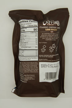 CAFFINO 3-IN-1 Classic Coffee Latte Less Sugar (10 Sachets/Bag) 三合一咖啡拿鐵少糖