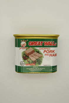 GREAT WALL Chopped Pork and Ham Loaf 長城牌 火腿豬肉 340G