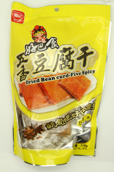 HUI JI  FIVE SPICE (TOFU SNACK) DRIED BEAN CURD