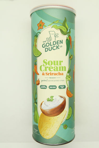 GOLDEN DUCK SOUR CREAM & SRIRACHA POTATO CRISPS
