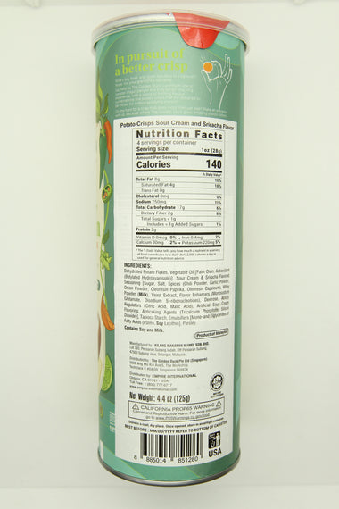 GOLDEN DUCK SOUR CREAM & SRIRACHA POTATO CRISPS