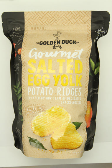 GOLDEN DUCK SALTED EGG POTATO RIDGES 鹹蛋黃波浪薯片