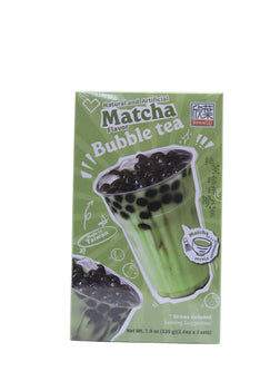 FORMOSA YAY Matcha Bubble Tea Kit, 3 Sets, 225g | 欣葉抹茶味珍珠奶茶