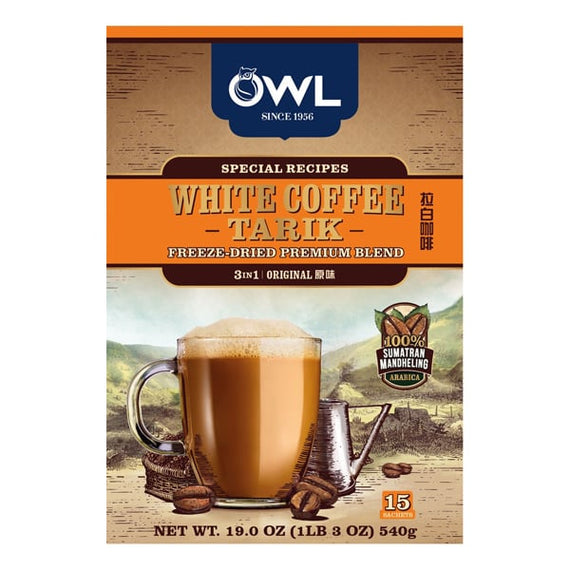 OWL White Coffee Tarik (15 Sachets) 貓頭鷹拉白咖啡