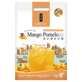 Chilled mango sago cream with pomelo powder mix  御奉 港式楊枝甘露 (Bag/12 Sachets)