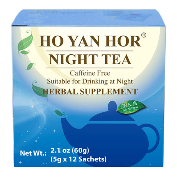 NIGHT TEA 何人可 晚安涼茶 (12小包/盒) 60g 不含咖啡因
