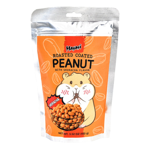 MAYASI Roasted Peanuts Siracha 烤花生是拉差味 100g