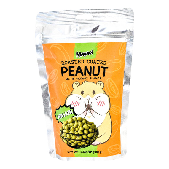MAYASI Roasted Peanuts Wasabi 烤花生芥末味 100g