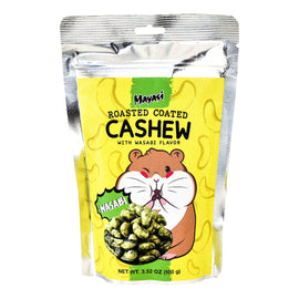 MAYASI Roasted Cashews Wasabi 烤腰果芥末味 100g