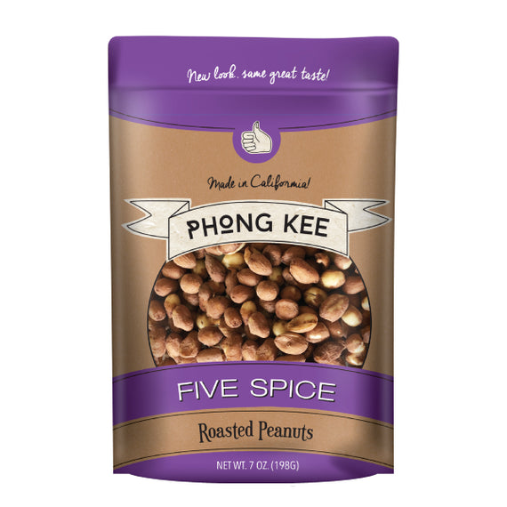 Phong Kee Five Spice Roasted Peanuts 豐記五香咸脆花生 198g