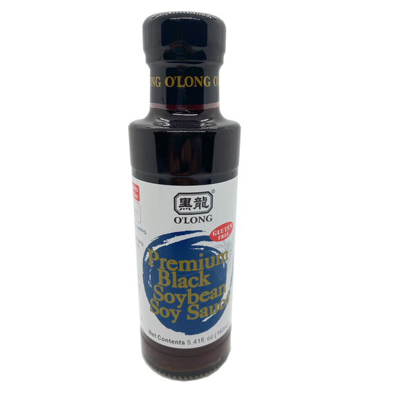 O'Long Premium Black Bean Soy Sauce 黑龍特級黑豆蔭油(清油)160ML