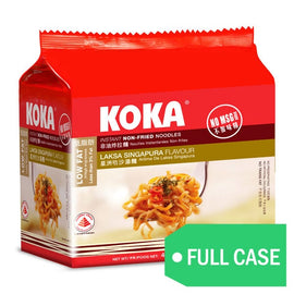 KOKA Laksa Singapura Non-Fried (Case) 星洲喇沙湯味非油炸拉麵 (整箱)