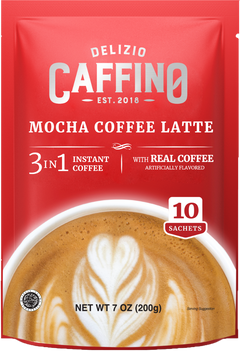 CAFFINO 3-IN-1 Mocha Coffee Latte (10 sachets/bag) 三合一摩卡拿鐵